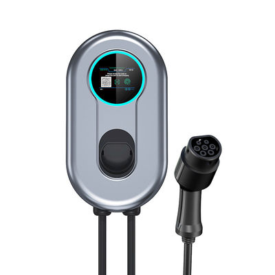 EV laderstype2 IEC62196 Stop met App het Laden van Versiewallbox Post met LCD het Scherm