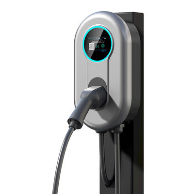 EV laderstype2 IEC62196 Stop met App het Laden van Versiewallbox Post met LCD het Scherm