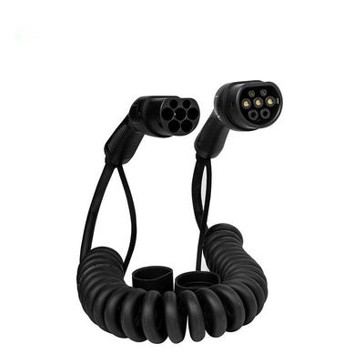 5M EV Charging Cable Electric de Kabel IEC62196 Type2 van de Autolader aan Type2-Stop 32A 7kW met Opslagzak