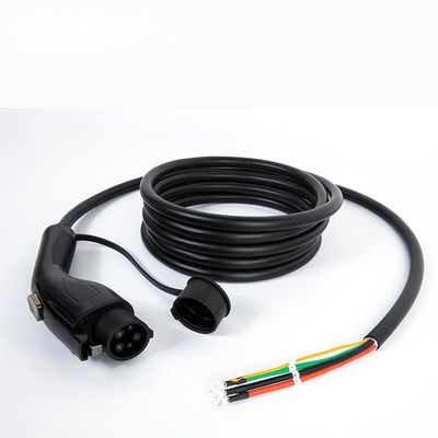 Het Laden van SAE J1772 EV Kabel 16A Zwart Koordtype 1, Stop van de de Autolader van 3.5KW de Elektrische