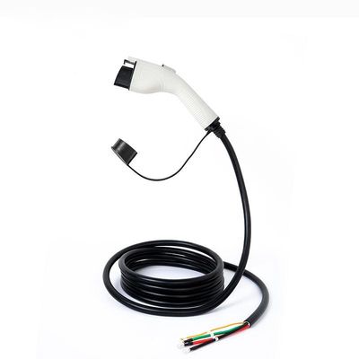 9kW van de de Laderskabel van de type 1 de Witte Elektrische Auto Stop 40A, Enige Kanon het Laden Kabel AC 110V-240V