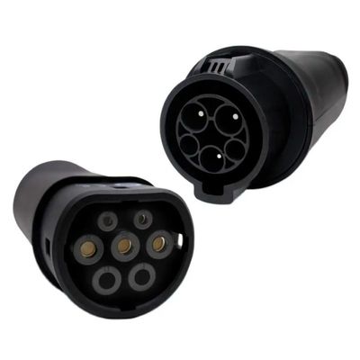 Type 1 aan Type2-van de de Adapterconvertor van de Elektrisch voertuiglader de Schakelaarev Lader AC 250V