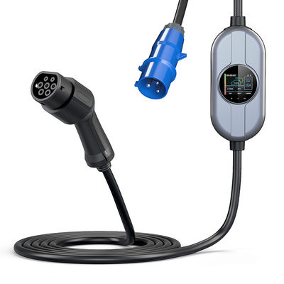 EV autolader Type2 IEC62196 16A Draagbare EV het Laden Post AC 250V