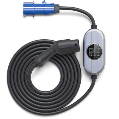 EV autolader Type2 IEC62196 16A Draagbare EV het Laden Post AC 250V