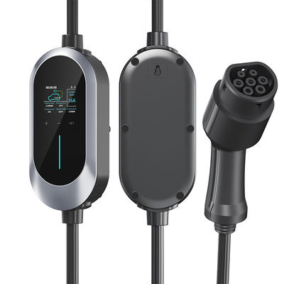Het Standaard Draagbare EV Cahrger 8-16A Type van EU - 2 New Energy Voertuighuis Snelle het Laden Stapel AC 230V