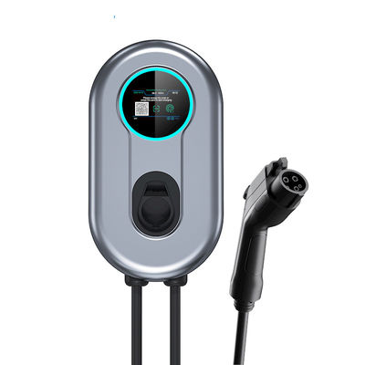 AC 240V Wallbox EV het Laden Post48a Niveau 2 de Lader van de Elektrisch voertuigev Auto 1M Hard-Wired