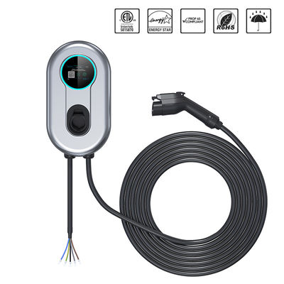 AC 240V Wallbox EV het Laden Post48a Niveau 2 de Lader van de Elektrisch voertuigev Auto 1M Hard-Wired