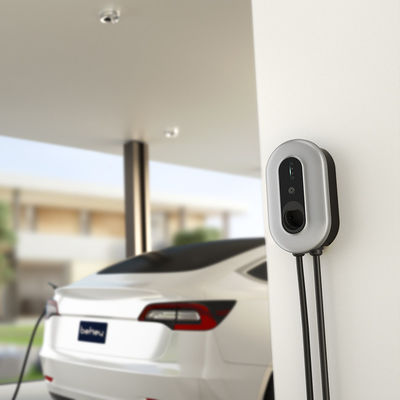 Type2 EV het Laden Stapel met 1M, hard - de getelegrafeerde 8-16A Huidige Regelbare Lader van Elektrisch voertuigwallbox
