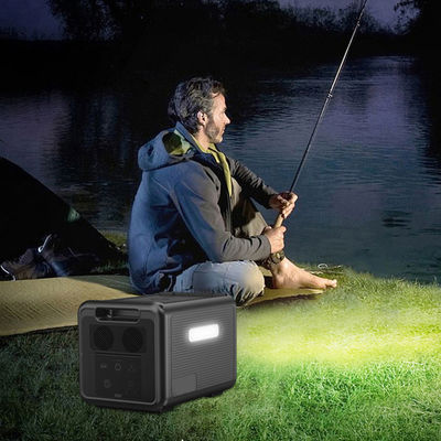 LCD toont Batterij van de de Krachtcentrale1200w AC Intput Zonnegenerator LiFePO4 van 2304Wh de Draagbare voor het Kamperen