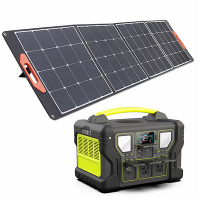 LCD renoveert de Vertonings300w/500w/700w/1000w Draagbare Krachtcentrale met Waterdicht Zonnepaneel