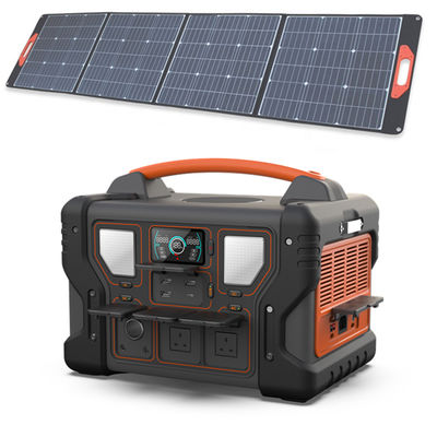 1000W draagbare Krachtcentrale 999Wh UL Li-Ion Battery Backup Power Supply met Zonnepaneel