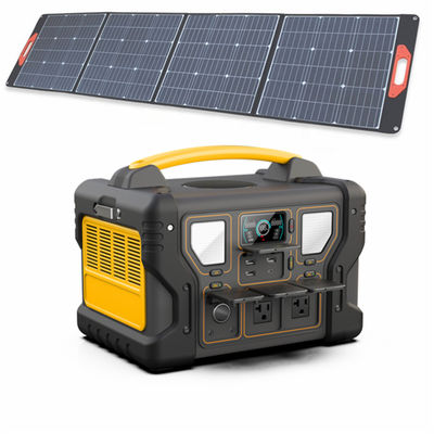 1000W draagbare Krachtcentrale 999Wh UL Li-Ion Battery Backup Power Supply met Zonnepaneel
