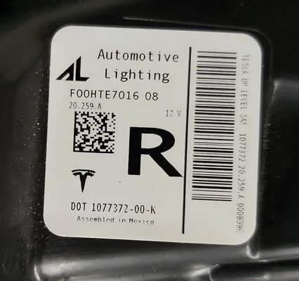 12V-hoge-intensiteit verlichting 1077372-00-K koplamp rechts voor Tesla Model 3 Model Y 2017-2020